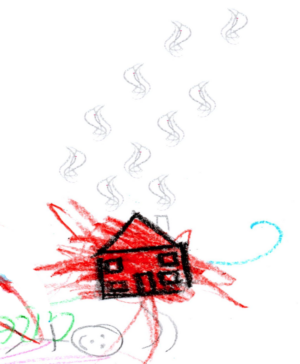 Fun House painting by Colin Mounsey